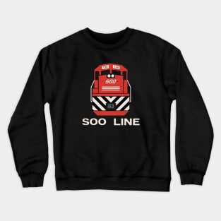 Soo Line Railroad Train Engine T-Shirt Crewneck Sweatshirt